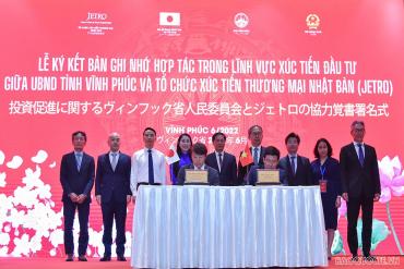Hội nghị “Vĩnh Phúc trong kết nối hợp tác và phát triển Việt Nam – Nhật Bản” năm 2022